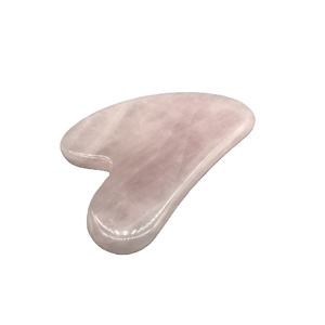 Rosa Rosenquarz Guasha Stein Herz Guasha Stein massage gerät A. - Product Image 1