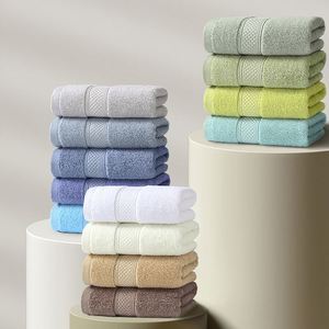 Serviettes de bain en coton peigné douces et absorbantes, serviettes d'hôtel, cadeaux imprimés en gros - Product Image 3