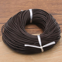 Cordons en cuir véritable de 3 à 10 mm, cordon rond en cuir, corde en cuir pour bricolage, artisanat, fabrication d'ornements, accessoires de bijouterie