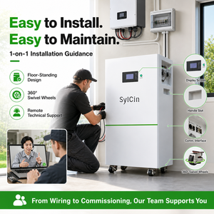 Batería de Litio de 51.2v 100ah, 48v 300ah, 15kwh, Personalizada, OEM ODM, de Pie, para Instalación en Suelo - Product Image 2