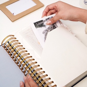 Carnet de planification d'action avec impression de logo personnalisé, Protocole d'urgence, Organisateur médical <span class=keywords><strong>NDIS</strong></span>, Couverture marine et reliure spirale - Product Image 2