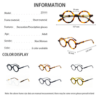 Listo para la venta Marco de gafas de acetato óptico de fábrica Nuevo diseño de color de moda para Mujeres Hombres Diamante para la miopía