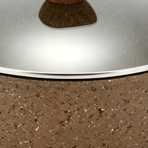 Marmites à soupe en aluminium commercial, surface anti-rouille et résistante aux rayures, 24/28 cm, effet granit, pour cantine et usage domestique quotidien - Product Image 3