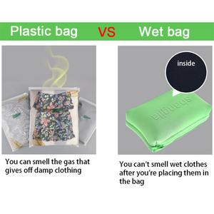 Factory Embossed Logo Insulated Waterproof <strong>Cosmetic</strong> <strong>Bag</strong> Swimming Neoprene Makeup <strong>Bag</strong> Zipper - Product Image 5