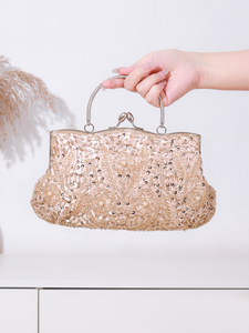 Bolso de mano de lujo para mujer, marca Bell, de alta calidad, vintage, hecho a mano, con cuentas, para vestido de noche, informal, con lentejuelas y cadenas de moda. - Product Image 1