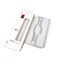 Boîte d'emballage personnalisée pour bracelet de montre en carton écologique recyclable, gaufrage, revêtement UV, conception OEM, électronique grand public sur mesure