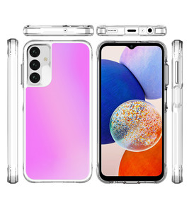 Funda Rosa Electrochapada para Teléfono Samsung <span class=keywords><strong>Galaxy</strong></span> A15 A54 A25 <span class=keywords><strong>A0</strong></span> A34 A35 A55 A05s A14 A16 A53 A57 A45, Carcasa Trasera Antigolpes - Product Image 1