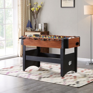 122cm/48 "Table de football Table de baby-foot Enfants Table Jeux Couleur Graphique avec but en métal TS-4830-Wood PVC - Product Image 2