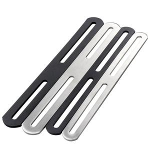 Support d'étagère réglable en fer à double tête, à trous longs, mobile, en forme de L, <span class=keywords><strong>fixation</strong></span> à angle droit de 90 degrés - Product Image 5