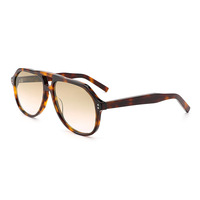 Lunettes de soleil de luxe personnalisées de haute qualité en matériau de qualité supérieure, à la mode, avec de grandes montures, style aviateur, protection UV