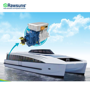 10-30knot rawsun tích hợp Tàu điện tự động ổ đĩa hệ thống ổ đĩa động cơ + điều khiển động cơ + giảm tốc điện thuyền chuyển đổi Kit - Product Image 1