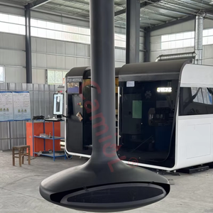 Cheminée suspendue à bois <span class=keywords><strong>moderne</strong></span> autoportante de 900 mm, chauffage pour salon, poêle décorative suspendue, garantie 1 an - Product Image 4