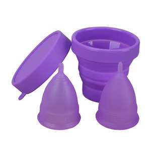 2020 nuevo médico señora período plegable de Copa Menstrual de la FDA esterilizador de silicona - Product Image 3