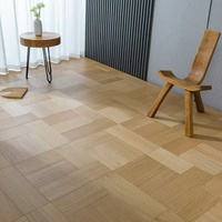 Parquet sur mesure à prix de gros, parquet de luxe en chêne avec incrustation de marbre, parquet contrecollé Tianzi