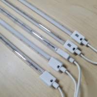 Chauffage infrarouge élément électrique radiateurs lampes halogènes Tube chauffant pour moulage par soufflage de bouteilles en plastique