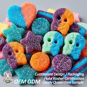 Vente en gros de mélange de bonbons suédois personnalisés, bonbons gélifiés acidulés en vrac, bonbons gélifiés zombie d'Halloween, guimauves, marque privée, usine - Product Image 3