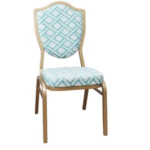 <span class=keywords><strong>Restaurante</strong></span> de lujo <span class=keywords><strong>Hotel</strong></span> de Metal para boda de la marina moderna sala Oval espalda acolchada apilable Louis banquete silla - Product Image 6