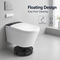 Toilet Pintar Dinding dengan Sistem Siram Otomatis dan Bidet Terintegrasi untuk Pembeli Grosir