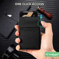 Dompet Kartu Ponsel Magnetik Lepas Pasang 2 in 1 Kapasitas Besar, Custom Smart Automatic Pop up Wallet untuk Magsafe