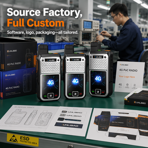 XUNLIBAO 4G PoC無線機 リアルタイムAI音声翻訳 GPS搭載 Type-C ウォーキートーキー 長距離通信 SIMカード対応 W500 OEM ODM カスタムロゴ - Product Image 5