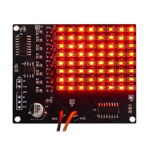 Kit de práctica de soldadura de tablero de pantalla de matriz LED programable de para aprendizaje electrónico - Product Image 1