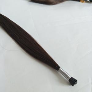 Estensioni di <span class=keywords><strong>Capelli</strong></span> Umani Brasiliani 100% Remy Naturali Lisci, Cheratina Grezza a Doppio Spessore, Punta a I, Vendita all'Ingrosso XCHair LA627 100g/Confezione - Product Image 2