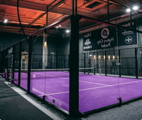 Terrains de padel panoramiques à prix compétitif, vente en gros auprès d'un fournisseur mondial de terrains de padel Cancha De Padel