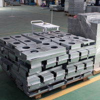 ISO 9001 Boîtier en aluminium en acier inoxydable personnalisé Boîtier de châssis Fabrication de tôle avec découpe laser Travail d'assemblage par pliage