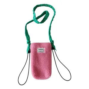 Unisex Plush Custom Waterproof Fanny Pack Single Shoulder Crossbody Messenger Sling Bag For Men/Women And Phone Storage