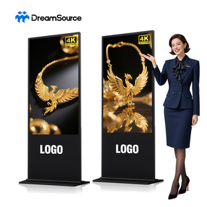 Affichage numérique sur pied DreamSource 75 pouces, écran LCD 4K Ultra HD, CMS intégré, publicité intérieure - Product Image 1