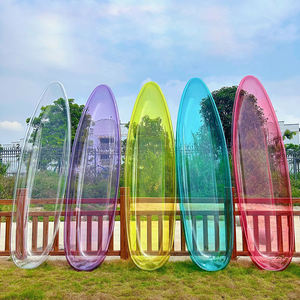 PC Transparent Canoë Bateau Viral Cristal Kayak 1/2 Personne Kayak Récréatif Avec Pagaie pour Parc Scenic Voie Navigable Exploration - Product Image 1