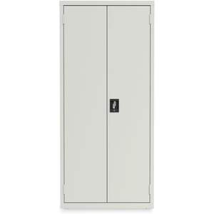 Armoires de rangement gris clair 30'' x 15'' x 66'' entièrement assemblées avec 3 étagères pour l'organisation des dossiers - Product Image 1