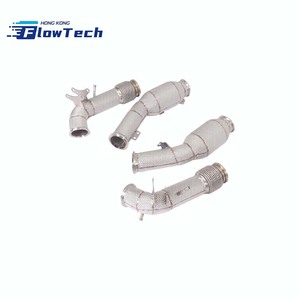 Downpipe + Tubo Frontal de Acero Inoxidable T304 con Protector Térmico para Maserati MC 20 3.0T, Montaje Directo, 2020-2025 - Product Image 5