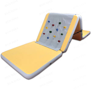 Estructura de Juego Inflable para <span class=keywords><strong>Niños</strong></span>, Zona de Juegos Interior con Tobogán y Piso Inflable para Saltar, Colchoneta de Gimnasio - Product Image 2