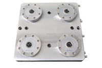 Système de positionnement pneumatique à point zéro pour palettes à changement rapide - Mandrin Quatro pour fraiseuse haute précision et usage intensif