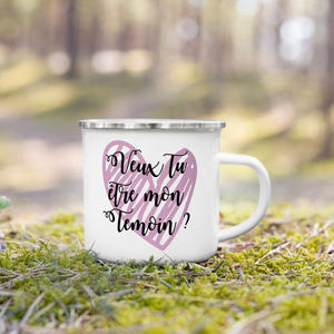 Super Temoin smalto stampato francese tazza <span class=keywords><strong>di</strong></span> addio al nubilato festa tazza <span class=keywords><strong>di</strong></span> caffè damigella migliore uomo campeggio tazze regali <span class=keywords><strong>di</strong></span> nozze per <span class=keywords><strong>testimone</strong></span> - Product Image 4