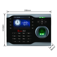 ZK yazılım Iclock360 biyometrik parmak izi (8000) şifre çalışan saat seyirci makinesi 2.8 "TFT renkli ekran tcp/USB