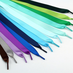 <span class=keywords><strong>120</strong></span> <span class=keywords><strong>cm</strong></span> lisse 100% Polyester soie couleur unie coloré plat satin ruban <span class=keywords><strong>lacets</strong></span> - Product Image 5