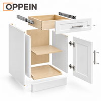 Armoires de cuisine modulaires sur mesure OPPEIN Shaker RTA pour appartement Viila et projets résidentiels avec solutions clés en main pour toute la maison