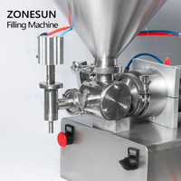 ZONESUN ZS-GT1P Entièrement Pneumatique L'alcool HandSanitizer CleanGel LiquidSoap Distributeur de Bouteille Machine de Remplissage