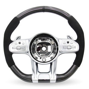 Volant en fibre de carbone de qualité supérieure OEM pour <span class=keywords><strong>Mercedes</strong></span> Benz C219 C220 C220d C238 C250 <span class=keywords><strong>C300</strong></span> C350 <span class=keywords><strong>4matic</strong></span> - Product Image 2