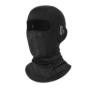 Qianqianwo Full Face Mask Ice Silk Breathable Motorcycle Helmet Lining Cycling Mask - Product Image 1