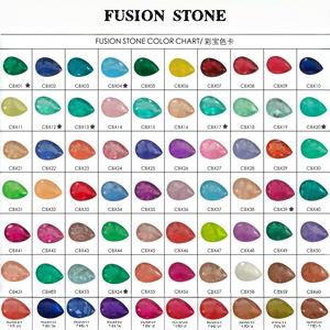 粉色彩色混合散石 - 天然水晶基底染色合成宝石 |   工厂批发 - Product Image 2