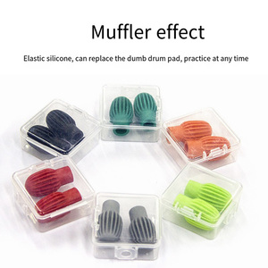 Venta al por mayor tapa de acero para adultos amortiguador silencioso portátil accesorio de instrumento protector para uso en conciertos instrumentos de percusión de tambor - Product Image 2