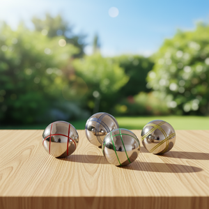 Nouveauté : Ensemble <span class=keywords><strong>de</strong></span> boules <span class=keywords><strong>de</strong></span> pétanque peintes à la main avec lignes colorées, 8 boules, sac personnalisé pour jeu en extérieur - Product Image 6