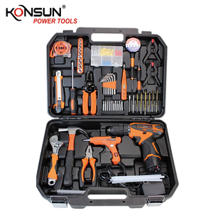 Kit de Herramientas Multifunción para Reparaciones del Hogar con Taladro Inalámbrico de 12V, Juego Completo de Herramientas de Mantenimiento Doméstico, Estuche de Almacenamiento OEM - Product Image 1