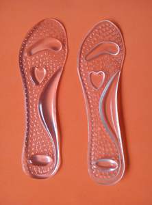 Alfombrilla de silicona Sandalia Arco oculto Medias yardas Zapatos de amortiguación, <span class=keywords><strong>Suela</strong></span> de pie de silicona - Product Image 3