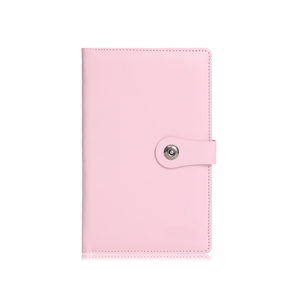 מותאם אישית 24 חתיכות <span class=keywords><strong>pp</strong></span> כיס רך כיסוי עור PU כריכה רופפת עלים כריכה בנק שטר הפקדה מחברת קליפ אחסון - Product Image 1