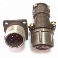 Conector Circular Personalizado de 5 Pines para Equipos de Soldadura, Serie P, Rusia