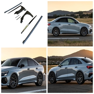 RS5 minigonne laterali Kit carrozzeria per <span class=keywords><strong>Audi</strong></span> <span class=keywords><strong>S3</strong></span> <span class=keywords><strong>S3</strong></span> berlina 2021-2024 Hot Car A3 SLINE <span class=keywords><strong>S3</strong></span> labbro anteriore diffusore posteriore Spoiler - Product Image 1